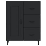812232 Sideboard Black 69,5x34x90 cm Engineered Wood