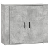 Sideboards 3 pcs Concrete Grey Engineered Wood 3185419