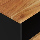 Bedside Cabinet 50x33x62 cm Solid Wood Acacia&Engineered Wood 350665