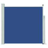 Patio Retractable Side Awning 170x300 cm Blue 317888