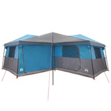 Family Tent with Rainfly Water-Resistant 14-Person Blue 42042223