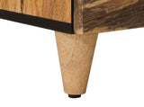 TV Cabinet with Drawer Natural 70 x 33 x 46 cm Solid Mango Wood 4018261