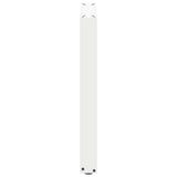 Dining Table Legs U-Shaped 2 pcs White 50x cm Steel 4013177