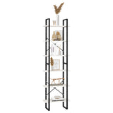 Storage Shelf White 60x30x210 cm Solid Wood Pine 806523