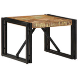 ZNTS Coffee Table Multicolour 50x50x35 cm Solid Wood Reclaimed 4016680