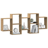 Wall Shelf Artisian Oak 159x18x65 cm Engineered Wood 853217