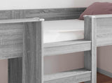 Bunk Bed for Kids Grey Sonoma 90 x 200 cm Engineered wood 3410496