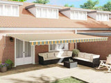 Retractable Awning Multicolour 500 x 300 cm 3331441