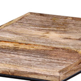 Coffee Table Solid Mango Wood 56x48x40 cm 243976