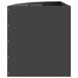 Corner Planter Black 45 x 45 x 50 cm Steel 883668