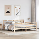 Bed Frame with Headboard without Mattress 180x200 cm Super King 3306651