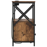 Bedside Cabinet Smoked Oak 40 x 31 x 60 cm Engineered Wood 859564