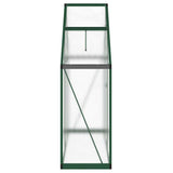 Greenhouse with Base Frame Green 169x58x195 cm Aluminium 4005817