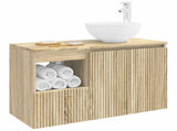 Bathroom Furniture Set 2 pcs Sonoma Oak Engineered Wood 3404026