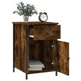 ZNTS Bedside Cabinets 2 pcs Smoked Oak 40x42x60 cm Engineered Wood 825908