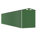 Garden Shed Green 192x938x223 cm Galvanised Steel 3147436