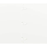 Lawn Edgings 10 pcs White 25x103 cm Cold-rolled Steel 860167