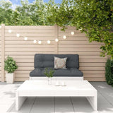 Garden Lounge Set White Solid pine wood Medium Modular 3186621