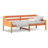 Day Bed without Mattress Wax Brown 80x200 cm Solid Wood Pine 842829