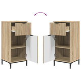 Bathroom Cabinet with Drawer Sonoma Oak 39.5 x 36 x 88 cm 883396