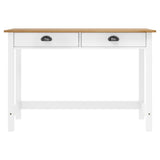 Console Table Hill with 2 Drawers 110x45x74 cm Solid Pine Wood 288994