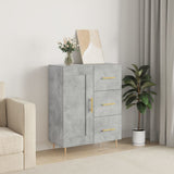 Sideboard Concrete Grey 69.5x34x90 cm Engineered Wood 830248