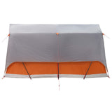Tunnel Tent Grey and Orange 10-Person Polyester and Steel 42028663