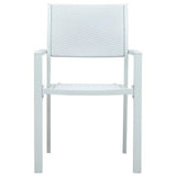 5 Piece Garden Dining Set White 3099258