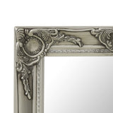 Wall Mirror Baroque Style 50x50 cm Silver 320314