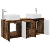 Bathroom Cabinet Set 3 pcs Old Wood 53 x 35 x 63 cm 3405665