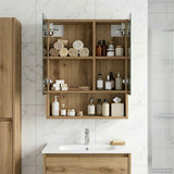 Bathroom Mirror Cabinet Artisian Oak 50 x 14.5 x 70 cm 889206