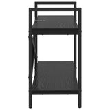 Bookshelf Black Oak 100 x 33.5 x 64 cm Engineered Wood 883952