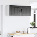 Wall Cabinet LUCCA 2 pcs Black 50 x 31 x 40 cm Engineered Wood 884897