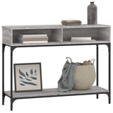 Console Table Grey Sonoma 100x30.5x75 cm Engineered Wood 833391