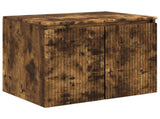 Bathroom Cabinet Set 5 pcs Smoked Oak Engineered Wood 3406435