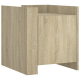 Bedside Cabinet Sonoma Oak 45x50x50 cm Engineered Wood 848299
