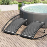 Curved Pool Solar Heating Panels 2 pcs 110x65 cm 3059850