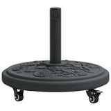 Parasol Base Art Deco Black 45 x 39.5 cm Iron 42002564