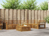 Sectional Sofa Set 6 pcs Natural Solid Acacia Wood 3374859