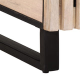 Bathroom Sink Cabinet 62x34x58 cm Solid Wood Mango 377532