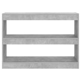 Book Cabinet/Room Divider Concrete Grey 100x30x72 cm 811740