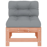 Middle Sofa with Cushions Solid Wood Douglas 825665