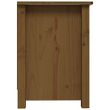 TV Cabinet Honey Brown 70x36.5x52 cm Solid Wood Pine 814582