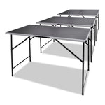 ZNTS Pasting Tables 3 pcs Foldable 140735