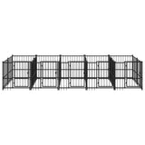 Outdoor Dog Kennel Steel 9.38 m 3124582