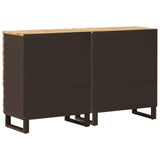 Sideboard 2 pcs Brown 60 x 33 x 75 cm Solid Mango Wood 3310100