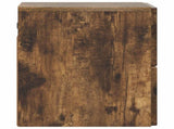 Wall-Mounted Bedside Cabinet 2 pcs Smoked Oak 33 x 34.5 x 40 cm 898476