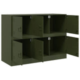 Sideboard Olive Green 99x39x73 cm Steel 841797
