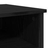 Bedside Cabinet 2 pcs Black Oak 40 x 42 x 60 cm Engineered Wood 881837