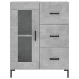 Highboard Concrete Grey 69.5x34x180 cm Engineered Wood 3195959